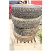 Image 1 : 4 Tires 315/80R 22.5 & Rims 