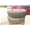 Image 3 : 4 Tires 315/80R 22.5 & Rims 