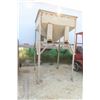 Image 1 : Metal Hopper with Lift Stand (Total Size) 104'' H x 62'' x 62'' (Hopper
