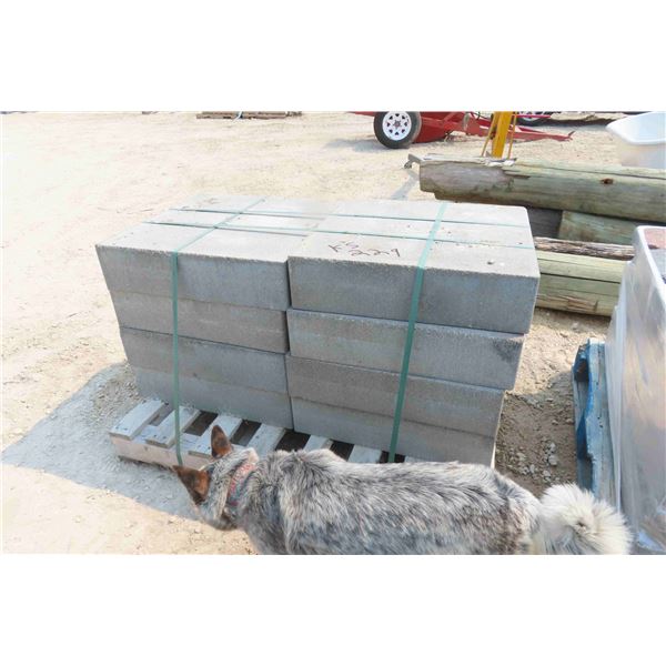 8 Concrete Bricks 6'' x 24'' x 24'' 