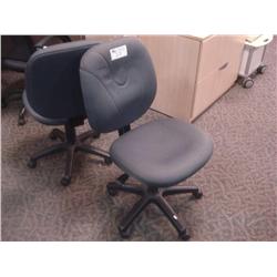 Grey Gas Lift Computer Chair
