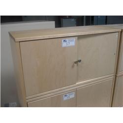 Maple 2 Door Storage Cabinet