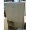 Image 1 : Maple 4 Door Storage Cabinet