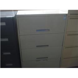 Tan 4 Drw. Lateral File Cabinet