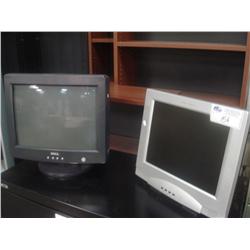 Metro 15" Lcd Monitor And Dell 17" Monitor