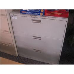Grey 3 Dr Lateral File Cabinet