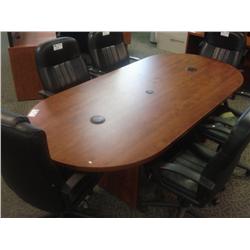 Cherry 8' Boardroom Table