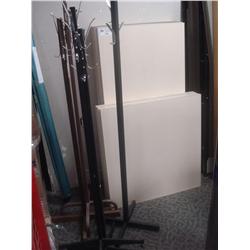 Stack Of Work Surfaces, 5 Coat Racks