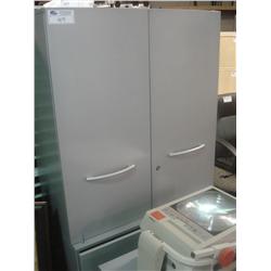 Grey Storage Cabinet With Lateral File