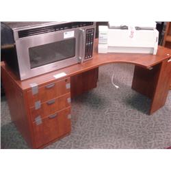 Cherry Corner Desk