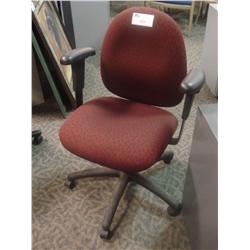 Burgandy Multi Lever Task Chair