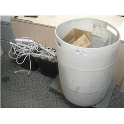 Bin Of Cables And Misc Power Bars