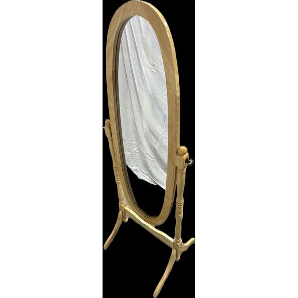Standing Wood Mirror