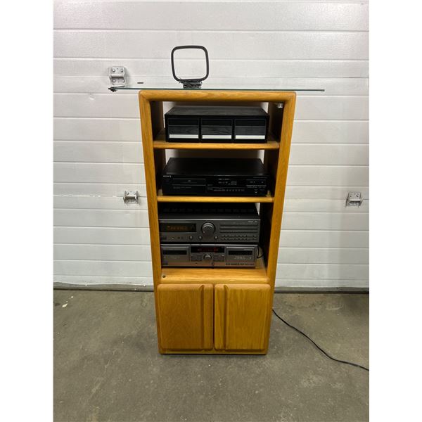 Rolling Entertainment Cabinet