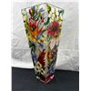 Image 1 : Amia Hand Painted Glass Vase
