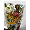 Image 2 : Amia Hand Painted Glass Vase