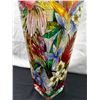 Image 3 : Amia Hand Painted Glass Vase