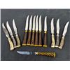Image 1 : Steak Knives with Antler Style Handles