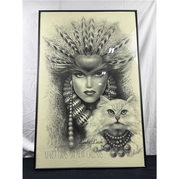"Mardi Gras 94' New Orleans" Framed Print