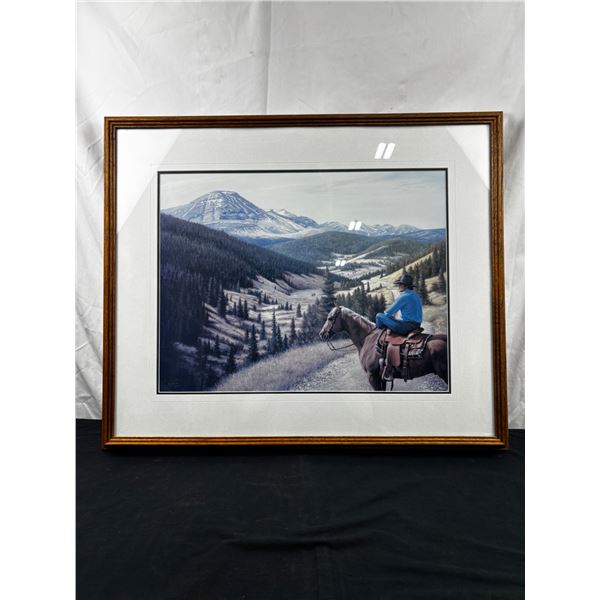 Cowboy Country Print by Marla Wilson