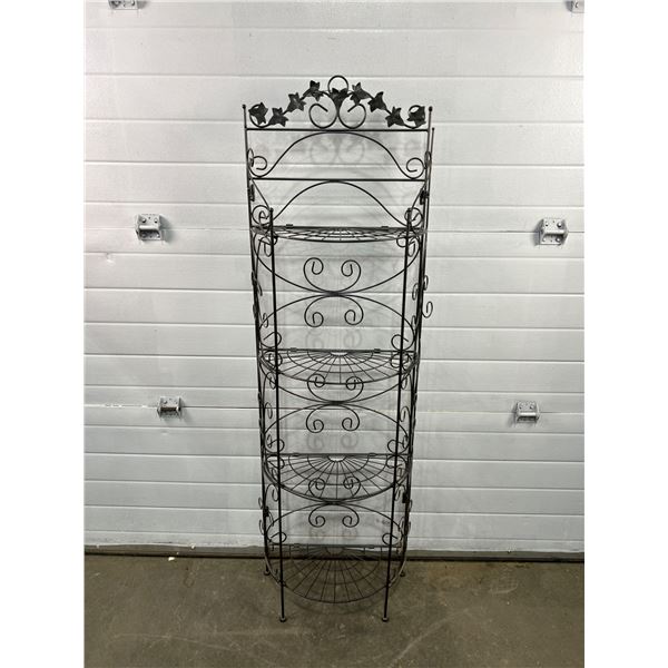 Wrought Iron Folding Plant Stand