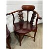 Image 2 : Vintage Chinese Carved Corner Chairs