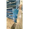 Image 3 : BLUE PALLET RACKING UPRIGHTS (7 PCS) - APPROX. 24'H X 42"W WITH 8" X 8" X 3/8" BASES