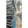 Image 3 : BLUE PALLET RACKING UPRIGHTS (6 PCS) - APPROX. 20'H X 42"W WITH 7" X 4" X 3/8" BASES