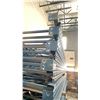 Image 3 : BLUE PALLET RACKING UPRIGHTS (8 PCS) - APPROX. 20'H X 42"W WITH 3 1/2" X 4" X 1/4" BASES