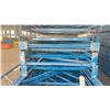 Image 2 : BLUE PALLET RACKING UPRIGHTS (6 PCS) APPROX. 20'H X 42"W WITH 4 1/2" X 4 1/4" (1/4")