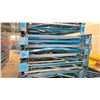Image 2 : BLUE PALLET RACKING UPRIGHTS (7 PCS) - APPROX. 20'H X 42"W WITH ASSORTED SIZE BASES