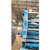 Image 3 : BLUE PALLET RACKING UPRIGHTS (6 PCS) - APPROX. 20'H X 42"W WITH 3" X 7 1/4" X 3/8" BASES