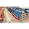 Image 2 : BLUE PALLET RACKING UPRIGHTS (6 PCS.) - APPROX. 20'H X 42"W WITH 7 1/4" X 4" X 3/8" BASES