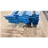 Image 2 : BLUE PALLET RACKING 8' X 4" SIDE RAILS (49 PCS.)