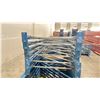 Image 2 : BLUE PALLET RACKING UPRIGHTS (6 PCS.) - APPROX. 20'H X 42"W WITH 4" X 7 1/4" X 3/8" BASES