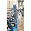 Image 3 : BLUE PALLET RACKING UPRIGHTS (6 PCS.) - APPROX. 20'H X 42"W WITH 4" X 7 1/4" X 3/8" BASES
