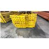 Image 2 : YELLOW PALLET RACKING 8FT (4") SIDE RAILS (42 PCS.)