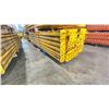 Image 3 : YELLOW PALLET RACKING 8FT (4") SIDE RAILS (42 PCS.)
