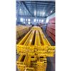 Image 2 : YELLOW PALLET RACKING 8FT (4") SIDE RAILS (35 PCS.)