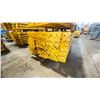 Image 2 : YELLOW PALLET RACKING 8FT (4") SIDE RAILS (36 PCS.)