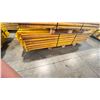 Image 3 : YELLOW PALLET RACKING 8FT (4") SIDE RAILS (36 PCS.)