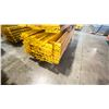 Image 2 : YELLOW PALLET RACKING 8FT (4") SIDE RAILS (36 PCS.)