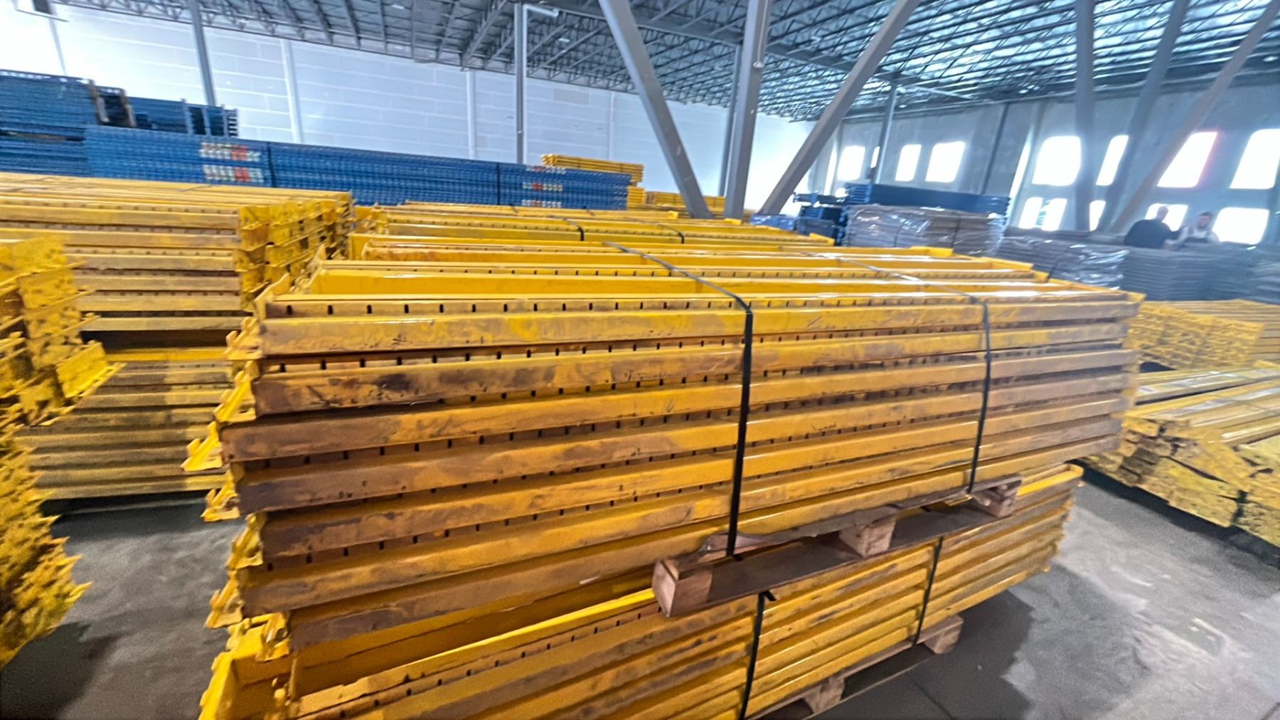 Yellow Warehouse Racking YELLOW PALLET RACKING 8FT (4