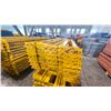 Image 2 : YELLOW PALLET RACKING 8FT (4") SIDE RAILS (42 PCS.)