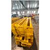 Image 3 : YELLOW PALLET RACKING 8FT (4") SIDE RAILS (42 PCS.)