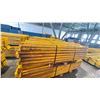 Image 3 : YELLOW PALLET RACKING 8FT (4") SIDE RAILS (36 PCS.)