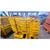 Image 2 : YELLOW PALLET RACKING 8FT (4") SIDE RAILS (36 PCS.)