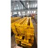 Image 3 : YELLOW PALLET RACKING 8FT (4") SIDE RAILS (42 PCS.)