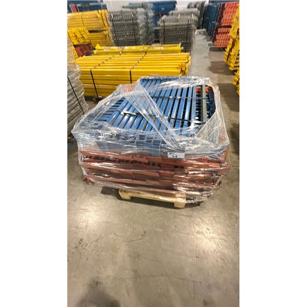 PALLET RACKING SHELVING SUPPORT BRACES (156 PCS.) APPROX. 42"