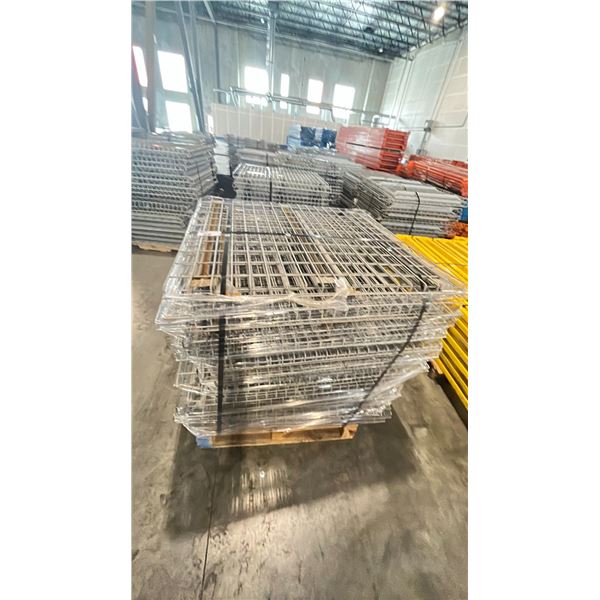 PALLET RACKING MESH DECK SHELVING (36 PCS.) - APPROX. 46" X 43"
